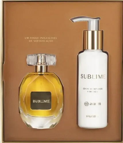 Kit Sublime (Colônia 60 ml e hidratante corporal 150g Avatim)