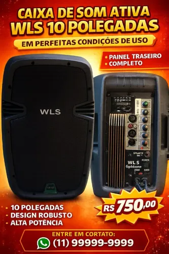 Caixa Ativa de 10 Polegadas