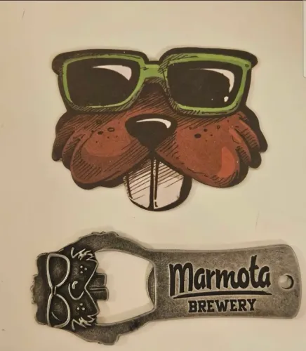 Abridor Marmota + Bolacha Oficial
