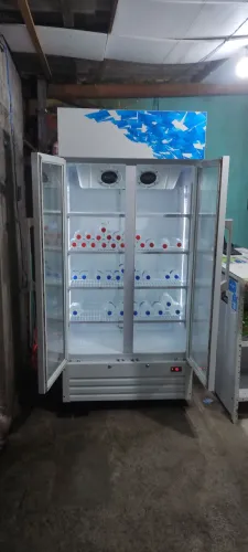 Geladeira expoxitora de 2 portas de vidro