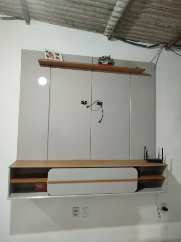 Rack com o painel