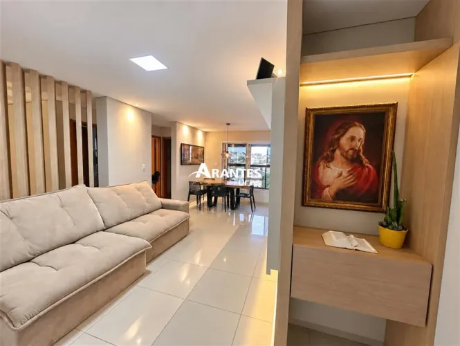 Apartamento com 86,61m² 3 quartos à venda no bairro Tibery