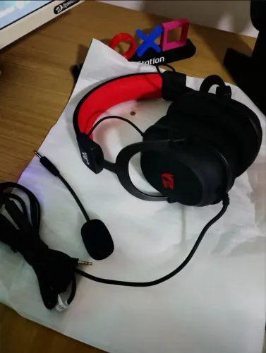 Headset Gamer Redragon Zeus Lite H510-LT Preto - Usado 1x Na Caixa / Estado de Novo