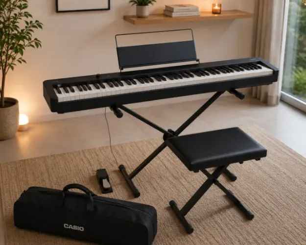Piano Digital Casio CDP-S110 BK 88 Teclas - Excelente Semi Novo