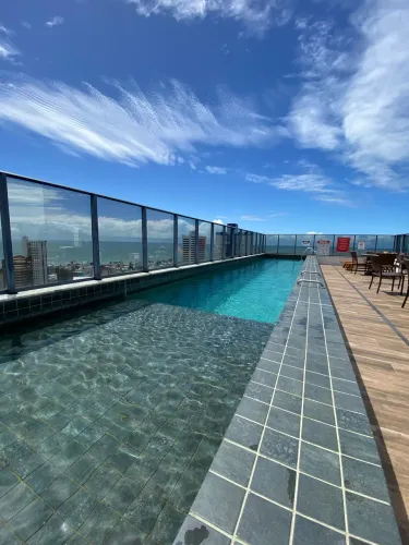 Excelente flat Tambaú porteira fechada mobiliado padrão luxo pronto para rentabilizar