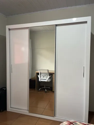 Guarda-roupa Porta de Correr Branco