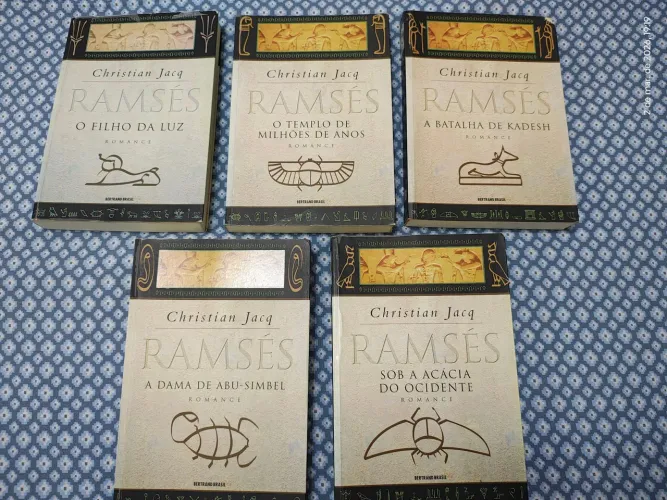 Coleção RAMSES Completa - 5 livros Christian Jacq
