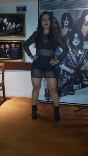 Vestido transparente+top sutiã