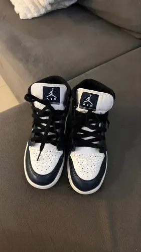 Air jordan azul marinho original tam 36
