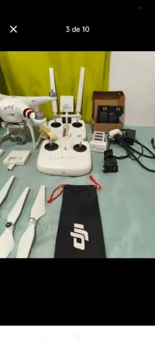 Drone DJI Phantom 3 Standard (Kit Completo + 2 Controles + Tablet Samsung + Mochila)