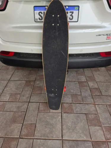 Skate longboard com simulador de surfe, zero, sem uso
