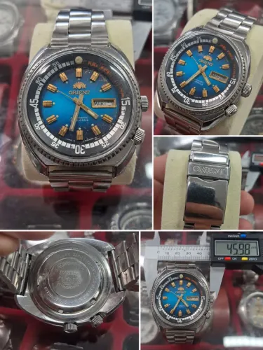 Relógio orient 3 estrelas (3 chaves) king diver