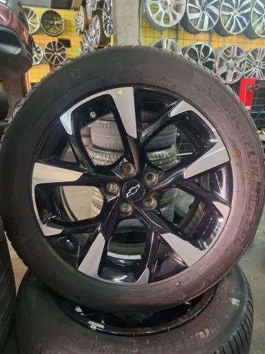 Rodas 17 Montana RS + pneus novos Michelin tudo original Tirada carro 0KM