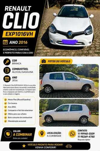 Renault Clio Rn/alize/expr./1.0 Hi-power 16V 5P 2016
