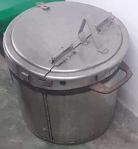 Panela de pressão tipo militar 50 kg em aço Inox