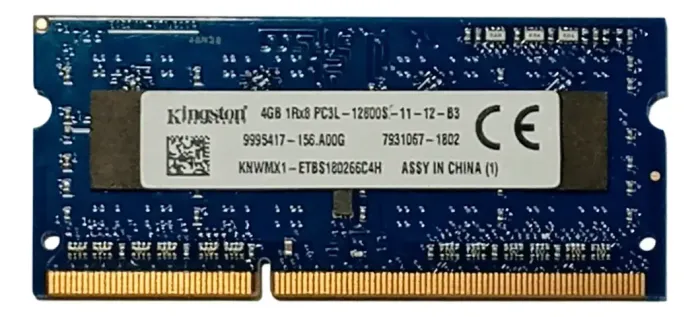 Memoria DDR3L 4GB Kingston 1600mhz  1rX8 pc3l 12800