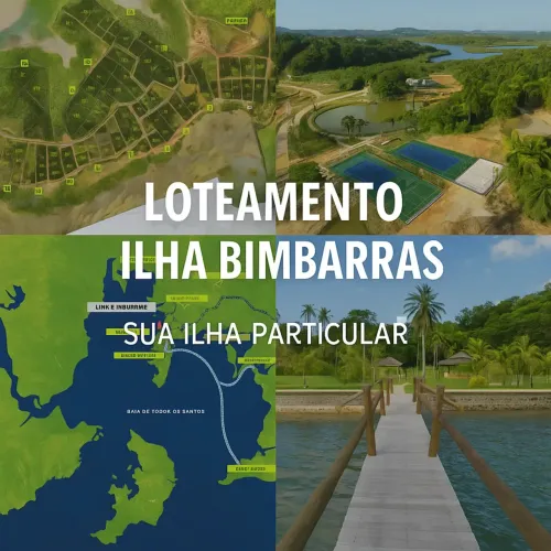 Lotes a partir de 3.000m² numa Ilha Particular na Baía de Todos os Santos, Bahia.