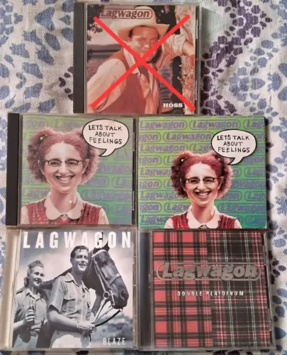 CDs banda Lagwagon hardcore surf skate