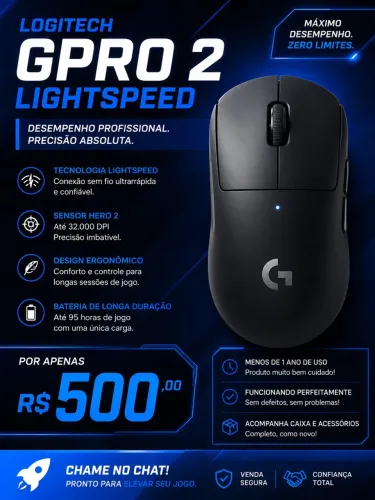 Mouse Logitech G Pro 2 Lightspeed 