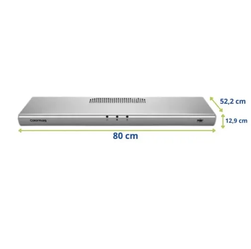 Depurador De Ar Exaustor 80 Cm Parede Para Cozinha Prata Bivolt Colormaq - Apenas venda!!