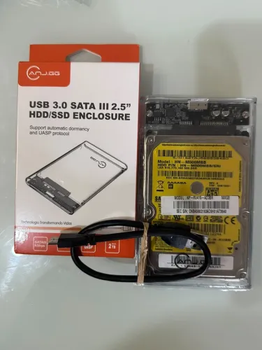 HD ORIGINAL SAMSUNG MEIO TERABYTE 500GB + CASE 3.0 - R$199