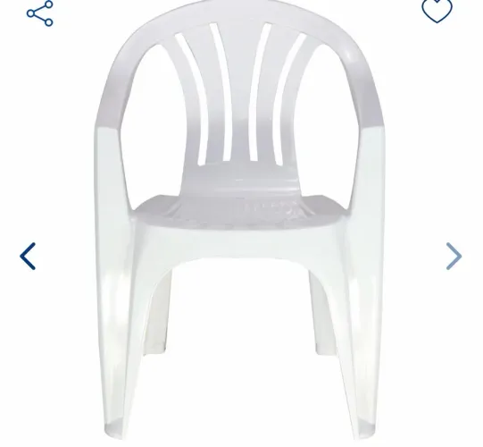 Cadeira de plástico