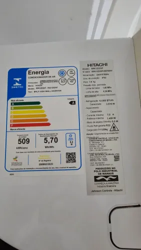 Ar condicionado TCL 12mil btu