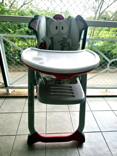 Cadeira de alimentação Polly 2 Start, Chicco, Baby Elephant