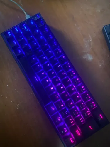 Teclado mecânico sem fio redragon fizz