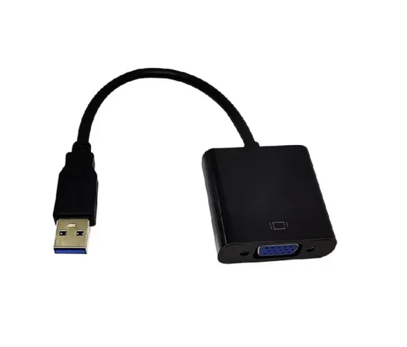 Cabo Adaptador Conversor Usb 3.0 Para Vga Femea - Novo 
