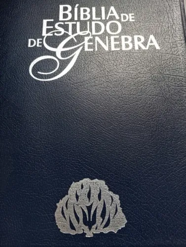 Bíblia Sagrada de Estudo de Genebra - 1. Edição / Capa Couro Bonded