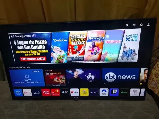Tv Lg Smart 4k Real 50 polegadas comando de voz
