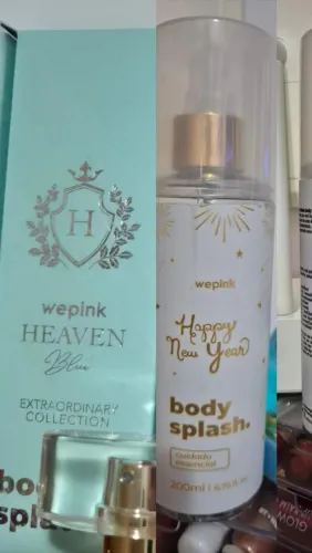 Kit body splash happy New year e heaven blue 