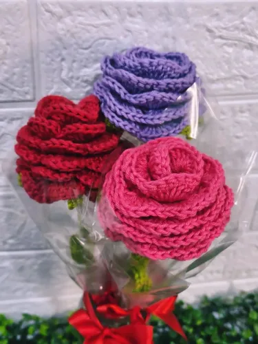 Flores de crochê