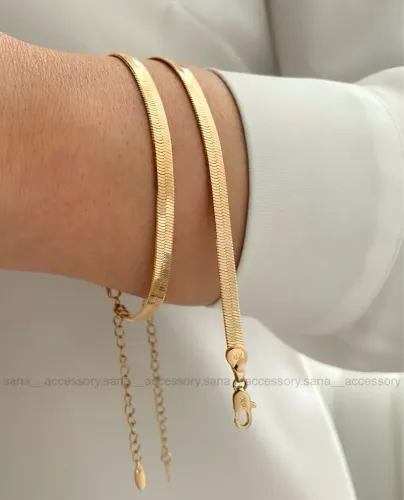 Pulseira semi joias aço