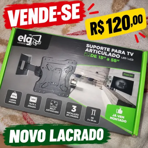Suporte|TV - Articulado 15 a 58. [30kg] |Lacrado.