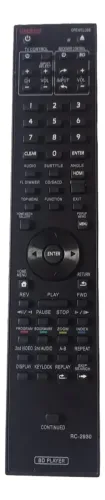 Controle Remoto Substituto Pionner Rc-2930 P/ Bluray / Dvd #