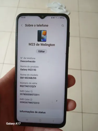 Celular Samsung m23