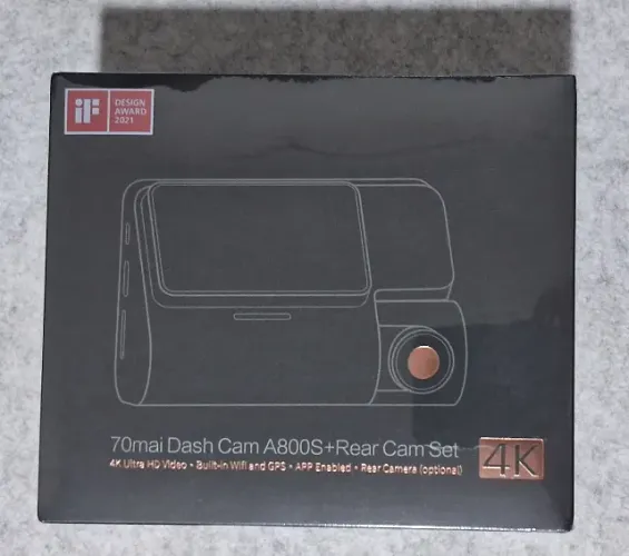 Câmera para Carro, Uber, Taxi, Caminhão - Dash Cam Xiaomi 70mai A800s - Lacrado