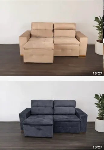 Sofá retrátil e reclinável
