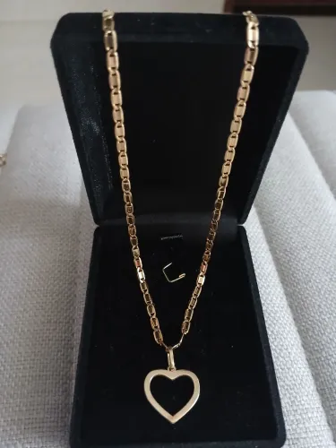Vendo ou troco colar feminino ouro 18k