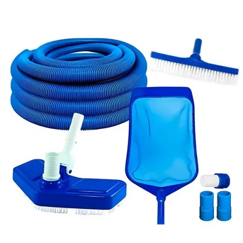Kit limpeza completo para piscina.