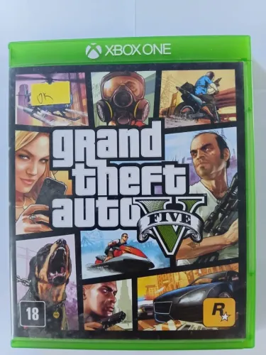 Jogo Grand Theft Auto V - GTA 5 Xbox One | Mídia Física | Funcionando 100%