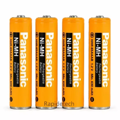 4 Pilhas Aaa Panasonic 1.2v 630 Mah Recarregaveis - Lacrada -Pta Entrega-temos quantidade
