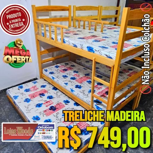 Beliche Treliche Madeira R$ 749,00 Pagamento Facilitado