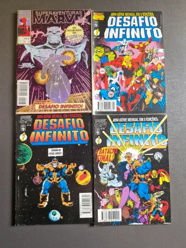 Desafio infinito + introdução (4 gibis)