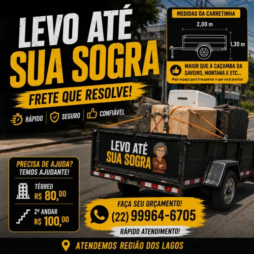 Frete, mudança 