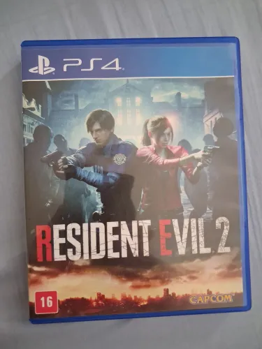 Rsident Evil 2 remake PS4 mídia física.