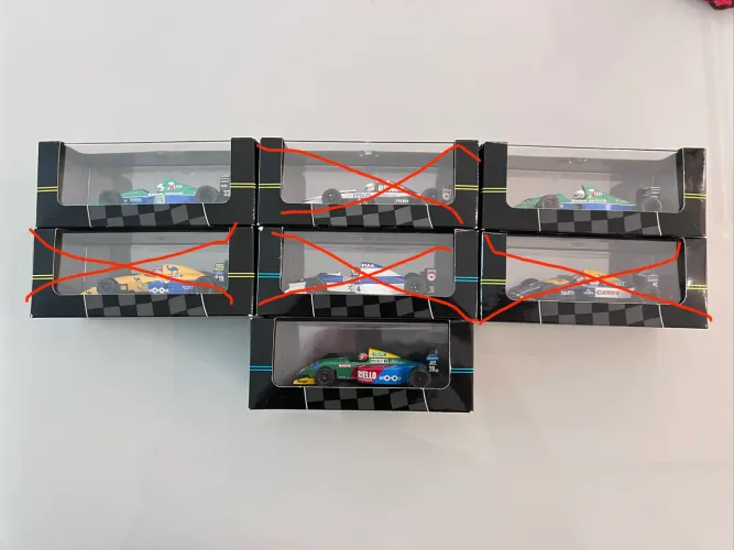 Miniaturas F1 anos 90 Onyx 1/43