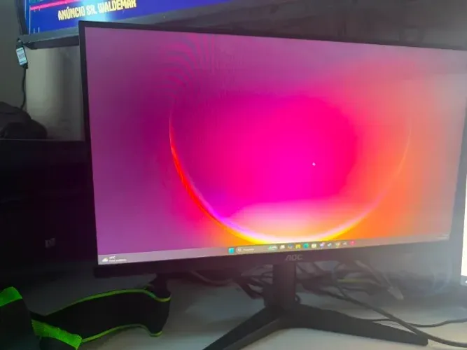 Monitor Gamer AOC 21,5" 22B1H FHD, 60hz, HDMI/VGA, 5ms, Preto